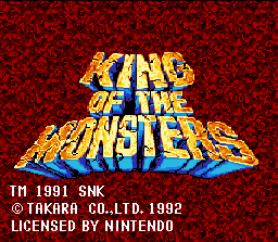 King of the Monsters screenshot 4 for Super Famicom